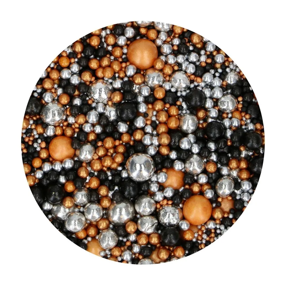 Perlas de Azúcar Blandas Mix Metallic Luxury 80 gr - Funcakes