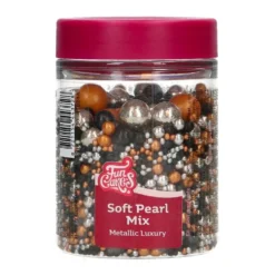 Perlas de Azúcar Blandas Mix Metallic Luxury 80 gr - Funcakes