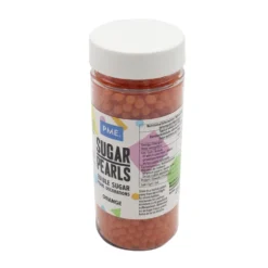 Perlas de Azúcar color Naranja 100 gr - PME