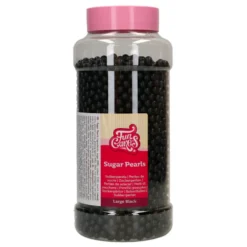 Perlas de Azúcar Negras 7 mm 800 gr - Funcakes