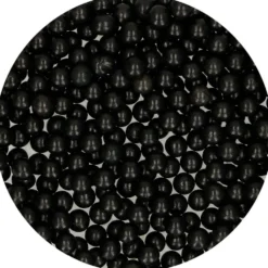 Perlas de Azúcar Negro Brillante 7 mm Funcakes