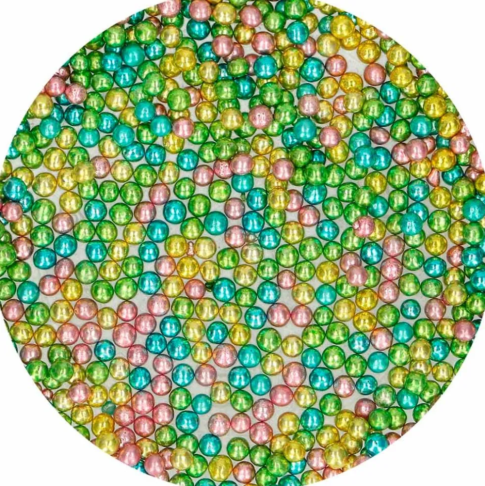 Perlas Metalizadas Harlequin Mix 80 gr Funcakes