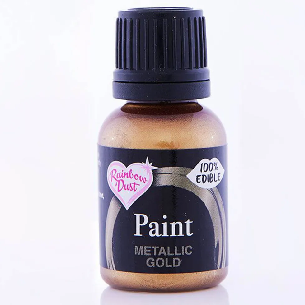 Pintura Comestible Metalizada Gold