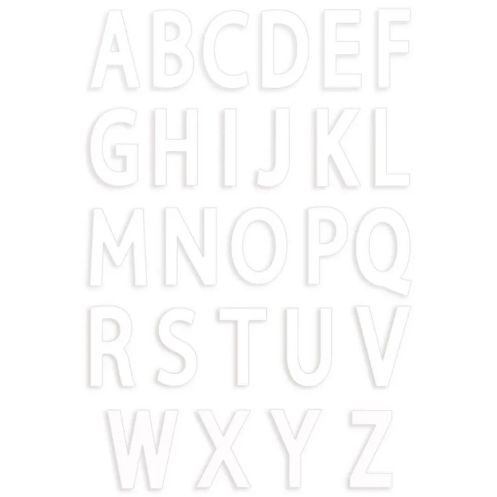 Plantillas para Tartas Letras 26 ud - Scrapcooking