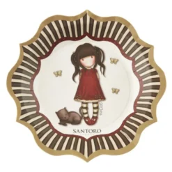 Platos de Papel Gorjuss Ruby 23 cm 8 ud