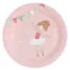 Platos de Papel Little Dancer 23 cm 8 ud