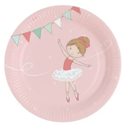 Platos de Papel Little Dancer 23 cm 8 ud
