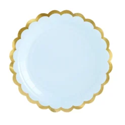 Platos Azul Claro 18 cm 6 ud
