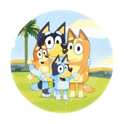 Platos de Papel Bluey 23 cm 8 ud