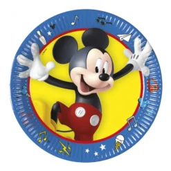 Platos de Papel Mickey Pals 19 cm 8 ud.
