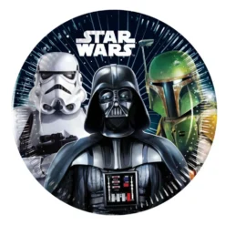 Platos de Papel Star Wars 19,5 cm 8 ud
