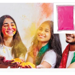 Polvo Holi Rosa 200 g - para Fiestas y Eventos