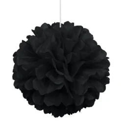 Pompón Negro 40 cm