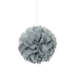 Pompón Plata 40 cm