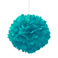 Pompón Turquesa 40 cm