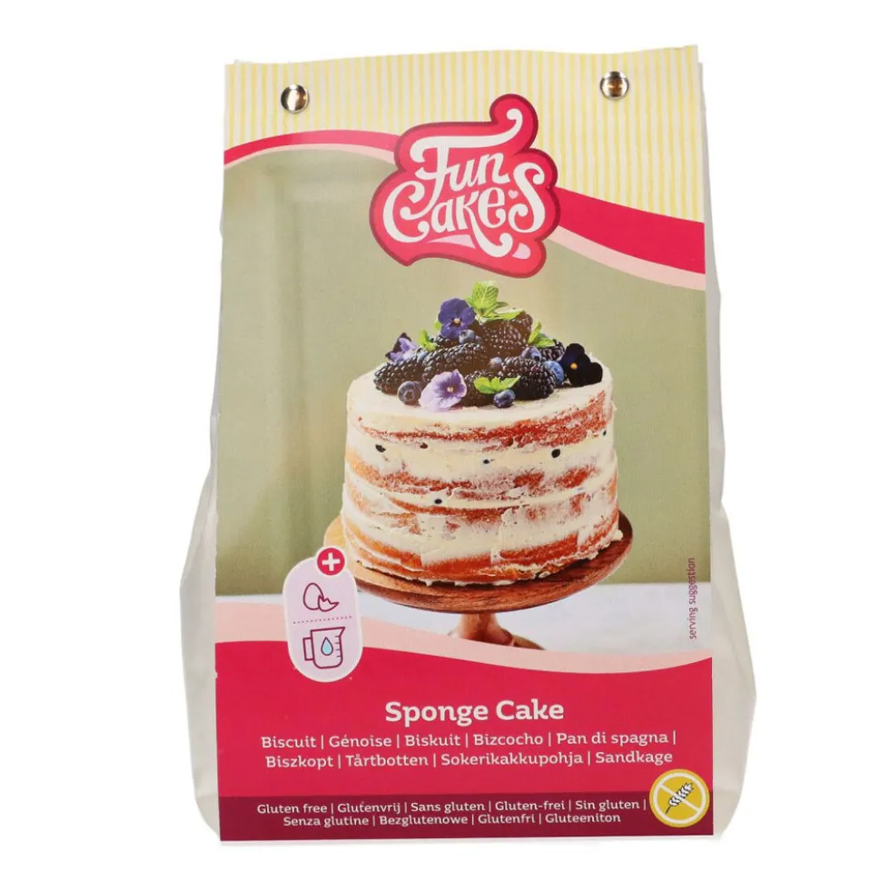 Preparado para Bizcocho Sin Gluten 500 gr - FunCakes