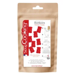 Preparado para Caramelos de Gelatina Fresa 100 gr - Scrapcooking