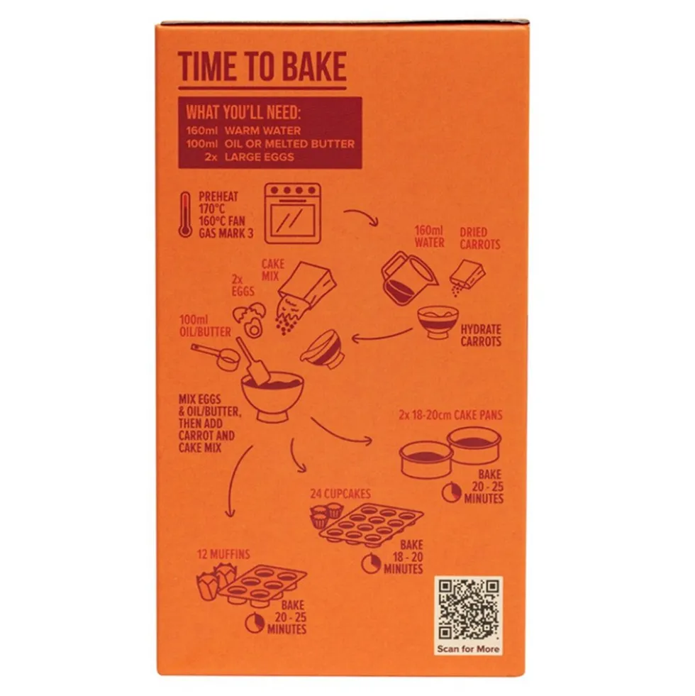Preparado para Carrot Cake 450 gr - PME