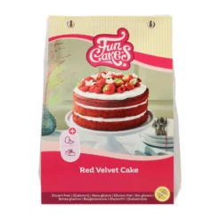Preparado para Red Velvet Sin Gluten 400 gr - FunCakes