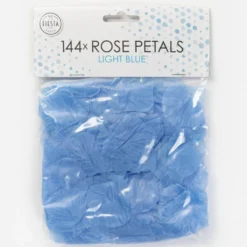 Pétalos de Rosa Color Azul Claro 144 ud