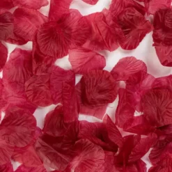 Pétalos de Rosa Color Rojo Oscuro 144 ud