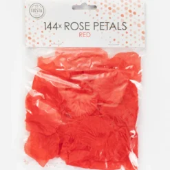 Pétalos de Rosa Color Rojo 144 ud