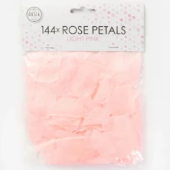 Pétalos de Rosa Color Rosa Claro 144 ud