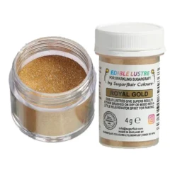 Purpurina Comestible Brillante Royal Gold 4 gr - Sugarflair