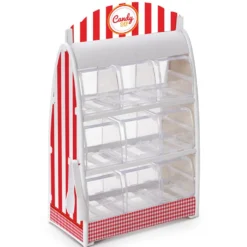 Recipiente Porta Dulces Rojo