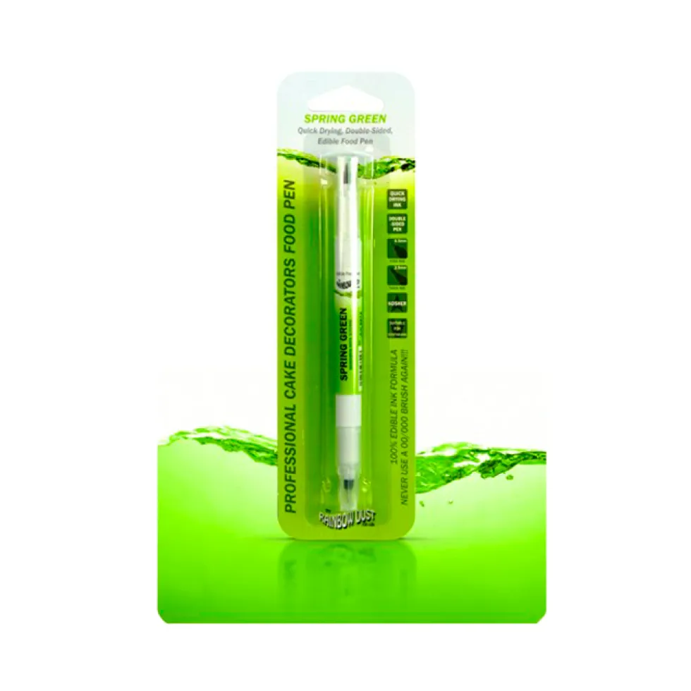 Rotulador Comestible Doble Punta Verde Primavera