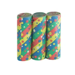Serpentina Confetti Multicolor 3 Unidades