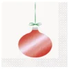 Servilletas de Papel Coctail Bola Navidad 16 ud