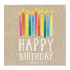 Servilletas de Papel Cumpleaños Eco 20 ud
