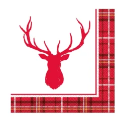 Servilletas de Papel Reno Navidad 8 ud