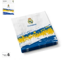 Servilletas Real Madrid Afición – Pack 12 Ud