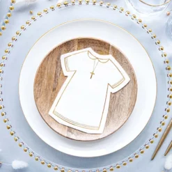Servilletas Vestido Comunión 16 cm 20 ud