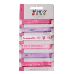 Set 6 Cintas Bebé Rosa