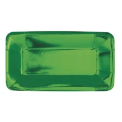 Set de 8 Bandejas Verde Metalizado 23 cm