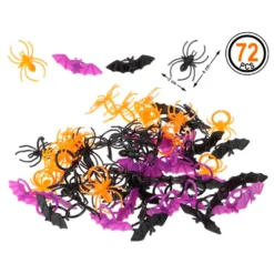 Set de 72 Bichos Decorativos Halloween