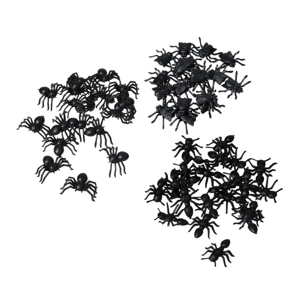 Set de 100 Bichos Decorativos para Halloween