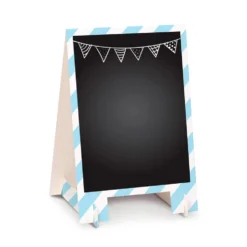 Set de 2 Caballetes Pizarra Azul 25 cm