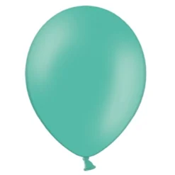 Set de 50 Globos Aguamarina Pastel 30 cm