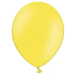 Set de 50 Globos de Látex Amarillo Pastel 30cm