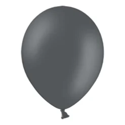 Set de 100 Globos Gris Pastel 23 cm