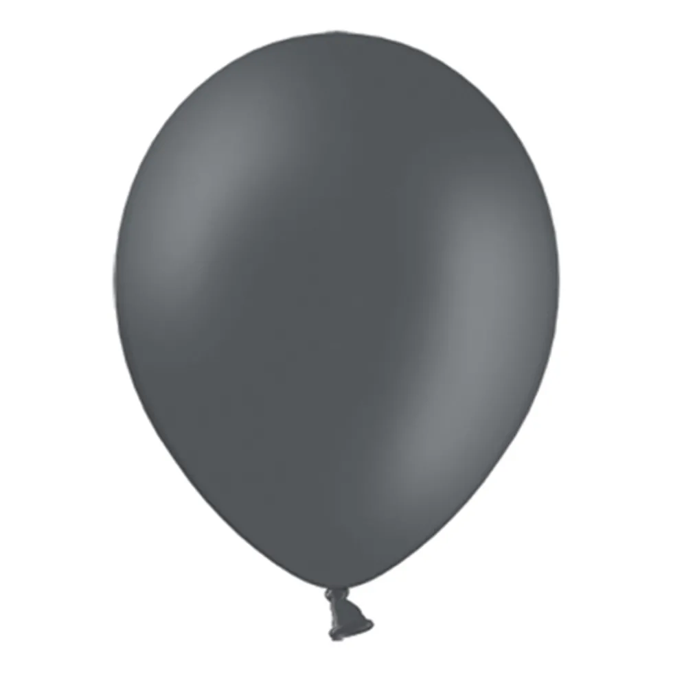 Set de 100 Globos Gris Pastel 23 cm