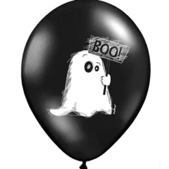 Set de 6 Globos Negros Fantasmas