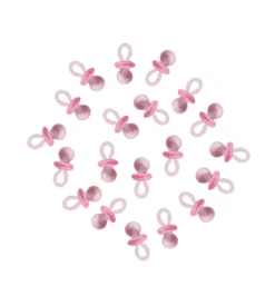 Set de 20 Mini Chupetes Bebé Rosa