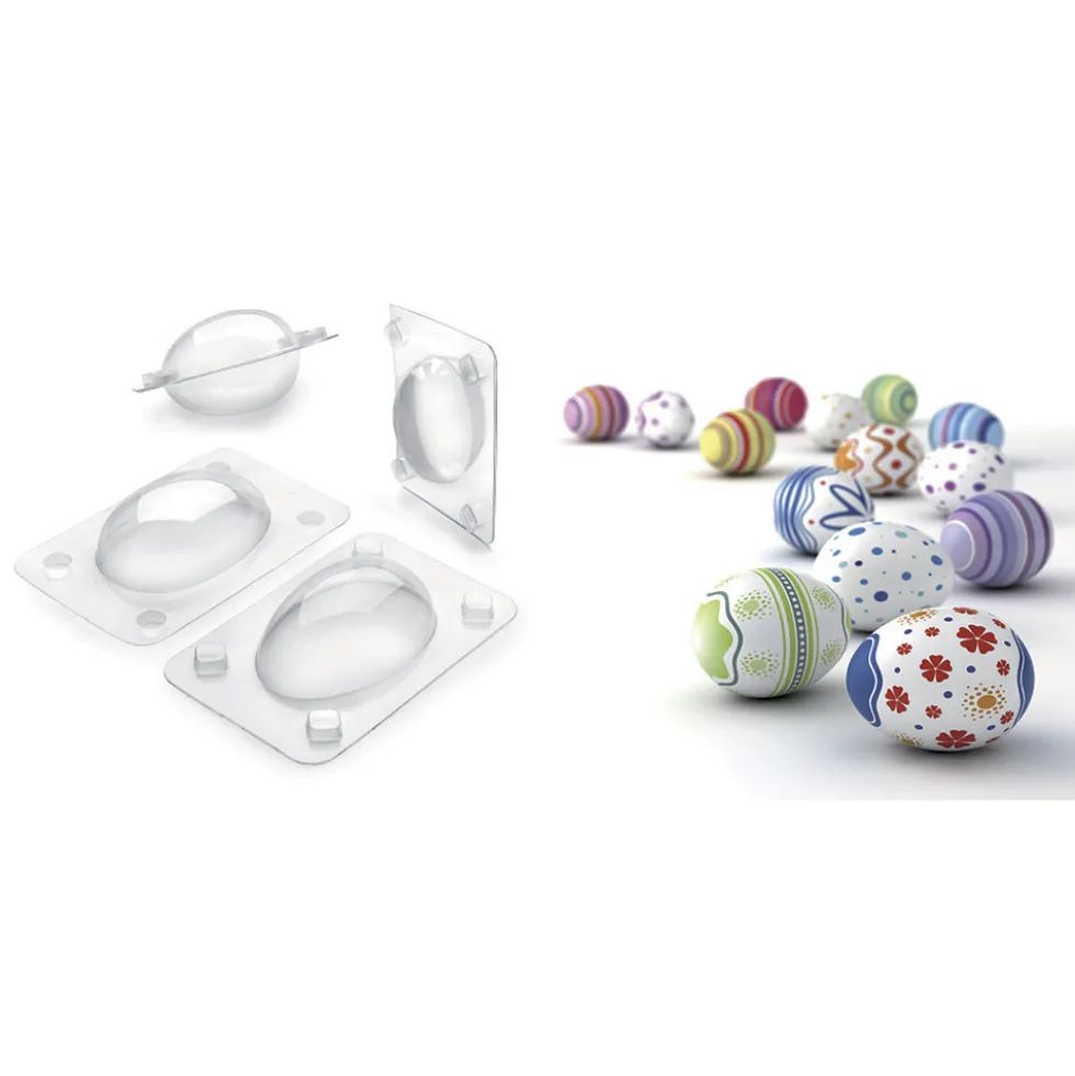 Set de 3 moldes Huevo de Pascua