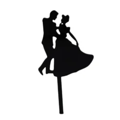 Set de 8 Toppers Pareja Bailando