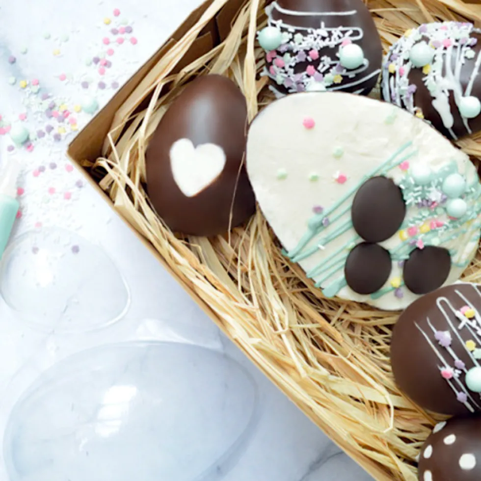 Set Huevos de Chocolate 10 pcs - Scrapcooking